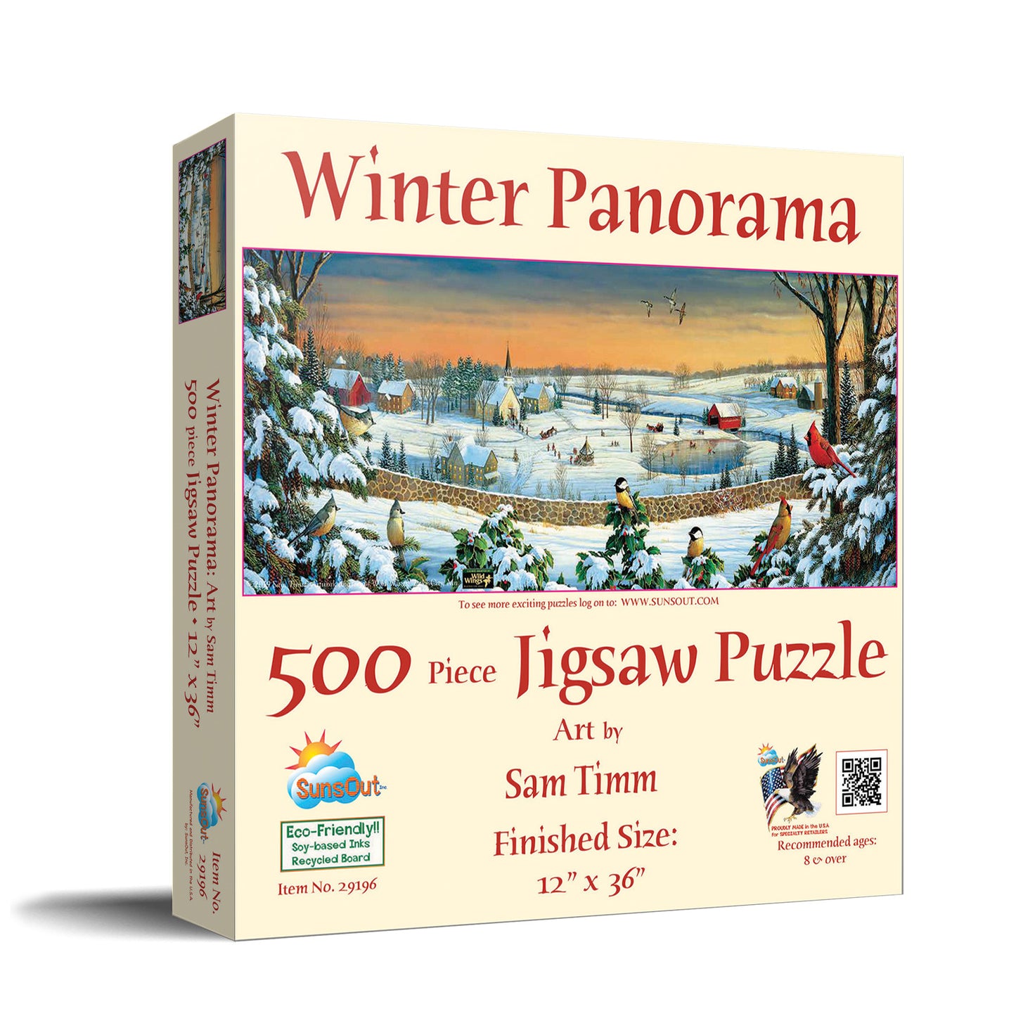 Winter Panorama 500 pc  Jigsaw Puzzle 29196