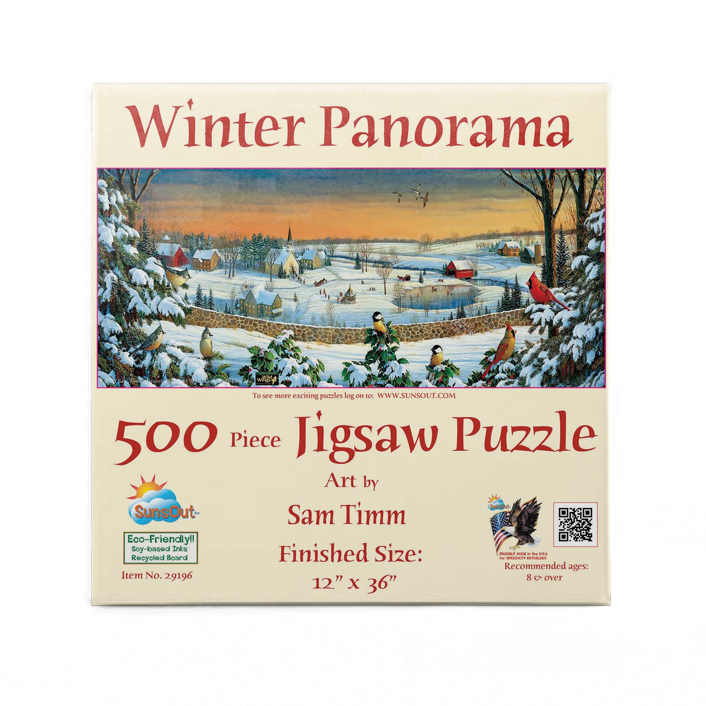 Winter Panorama 500 pc  Jigsaw Puzzle 29196