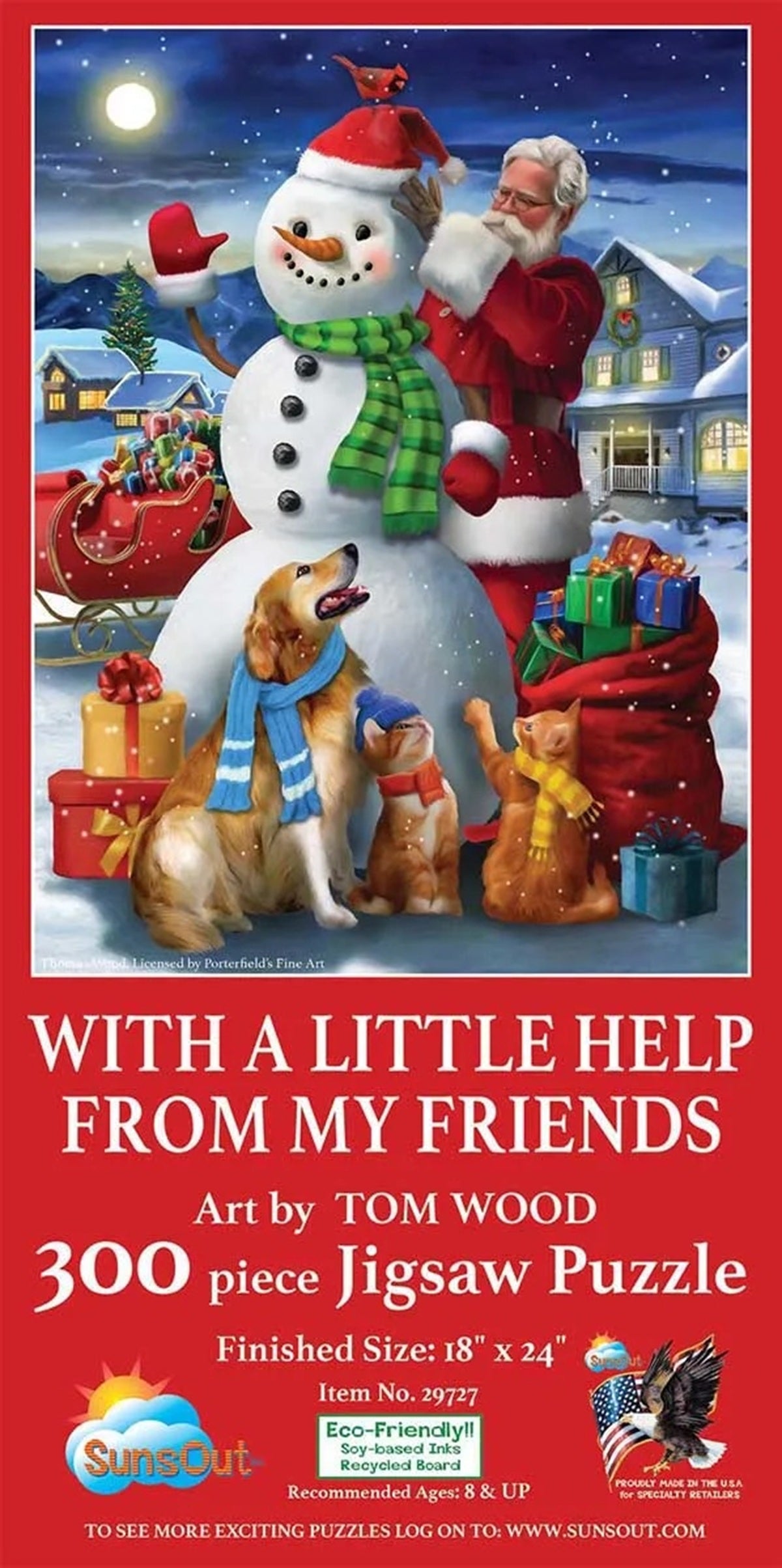 With A Little Help From My Friends 300 pc  Jigsaw Puzzle 29727
