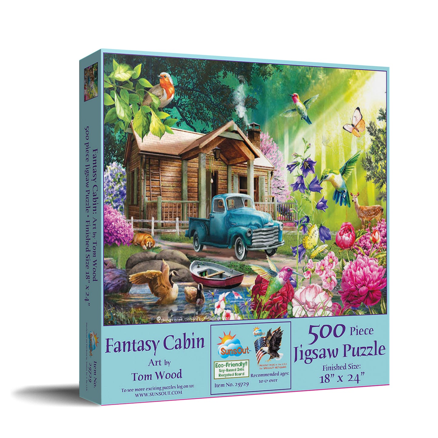 Fantasy Cabin 500 pc  Jigsaw Puzzle 29729