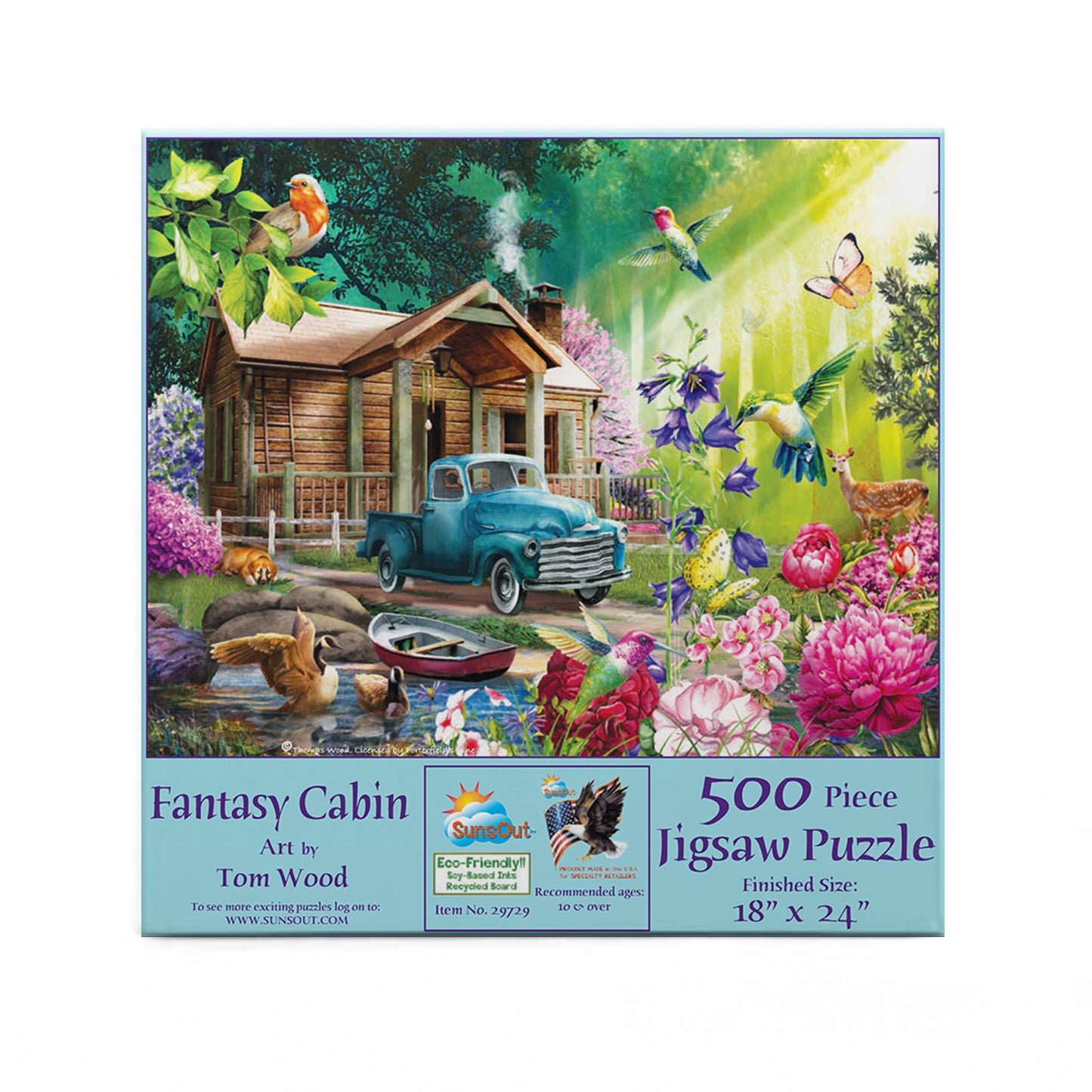 Fantasy Cabin 500 pc  Jigsaw Puzzle 29729