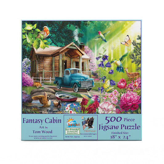 Fantasy Cabin 500 pc  Jigsaw Puzzle 29729
