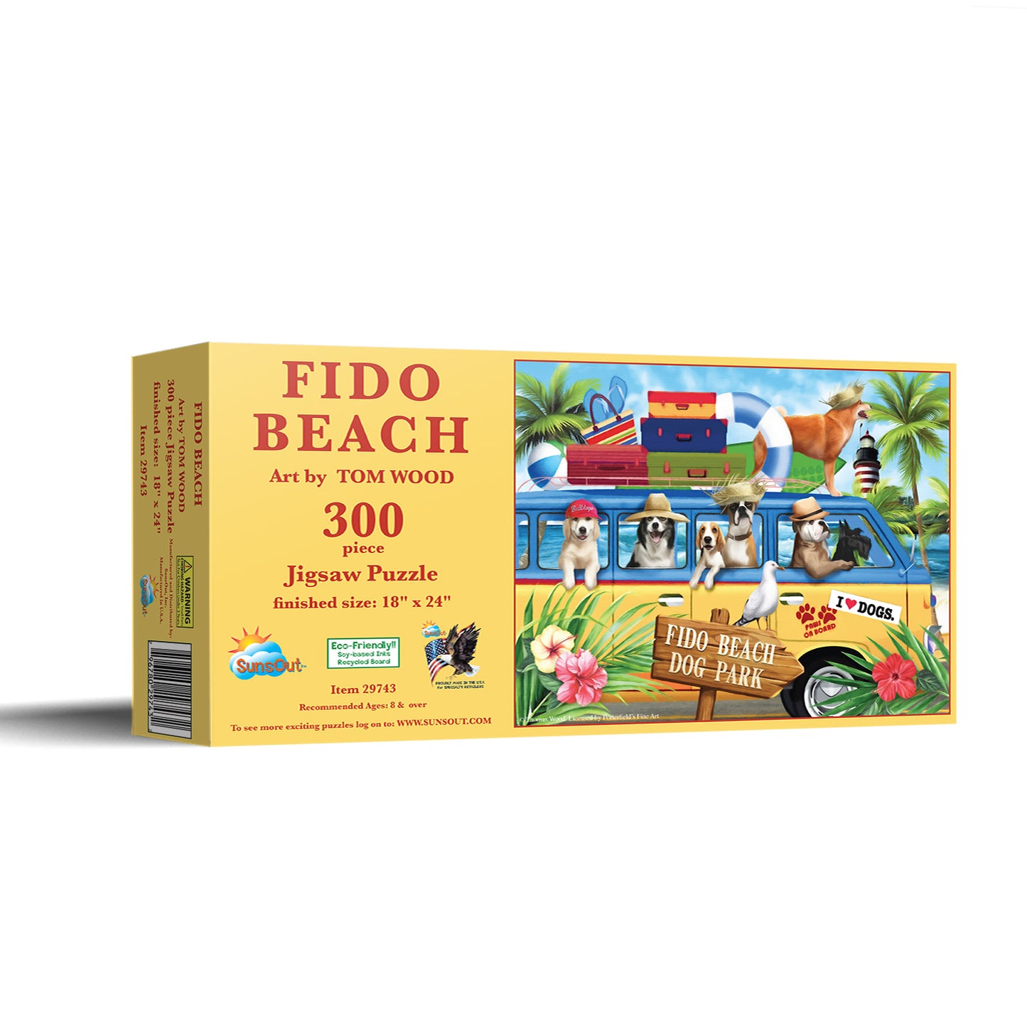 Fido Beach 300 pc  Jigsaw Puzzle 29743