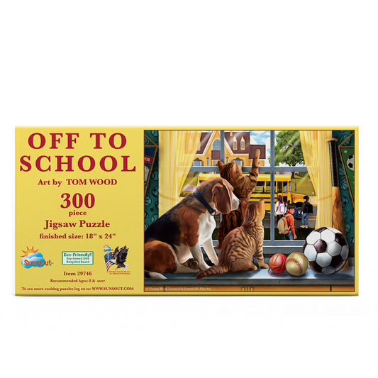 Off to School 300 pc  Jigsaw Puzzle 29746