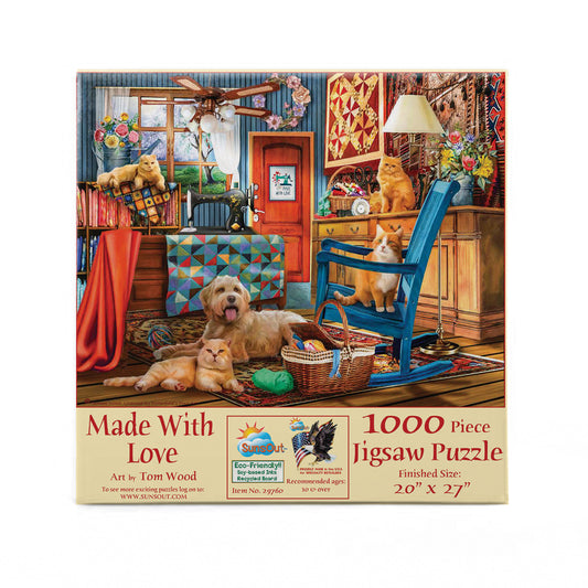 Made With Love 1000 pc  Jigsaw Puzzle 29760