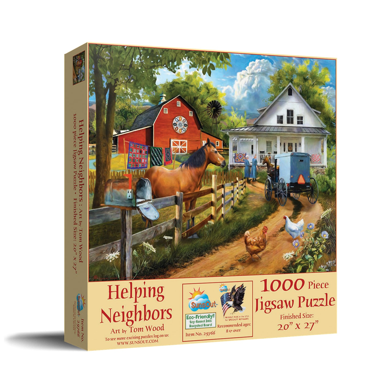 Helping Neighbors 1000 pc  Jigsaw Puzzle 29766