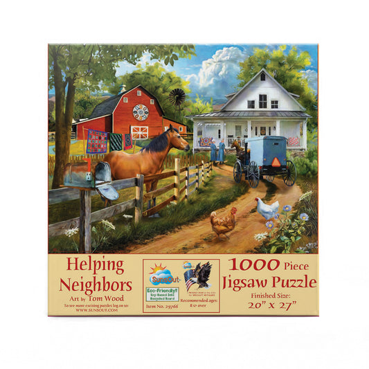 Helping Neighbors 1000 pc  Jigsaw Puzzle 29766