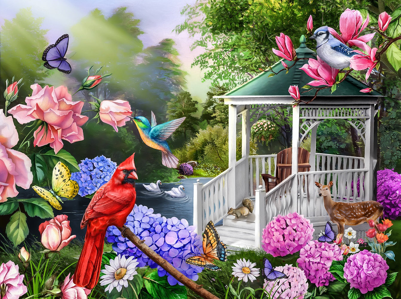 Lakeside Fantasy 1000 pc  Jigsaw Puzzle 29814