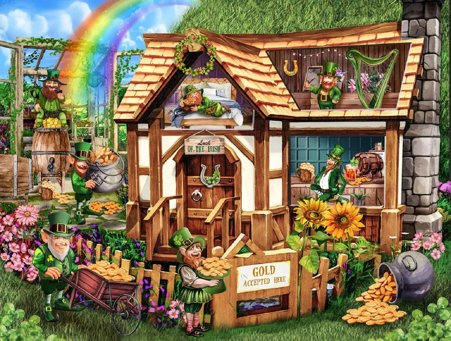 Leprachaun House 300 pc  Jigsaw Puzzle 29826