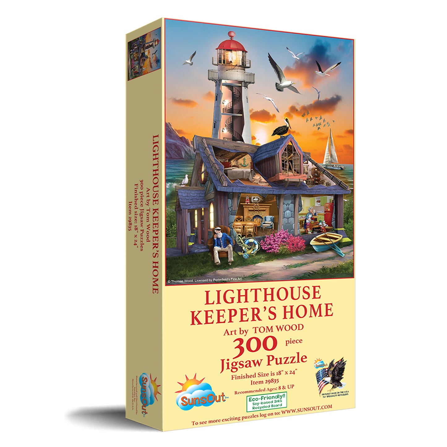 Lighthouse Keepers Home 300 pc  Jigsaw Puzzle 29835