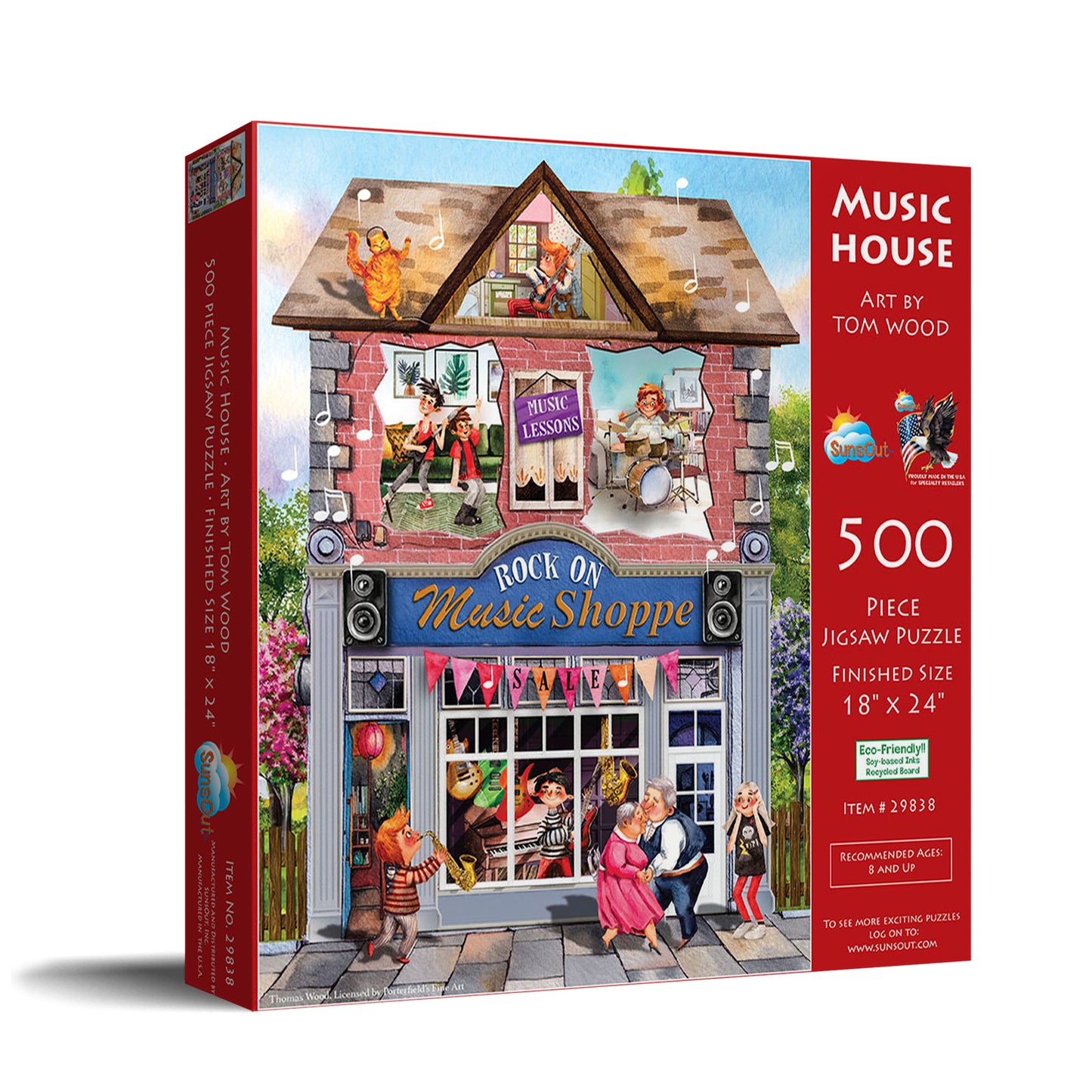 Music House 500 pc  Jigsaw Puzzle 29838