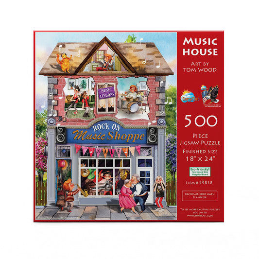 Music House 500 pc  Jigsaw Puzzle 29838
