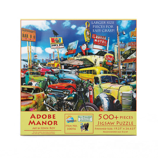 Adobe Manor 500 pc Large Pieces Jigsaw Puzzle 30056