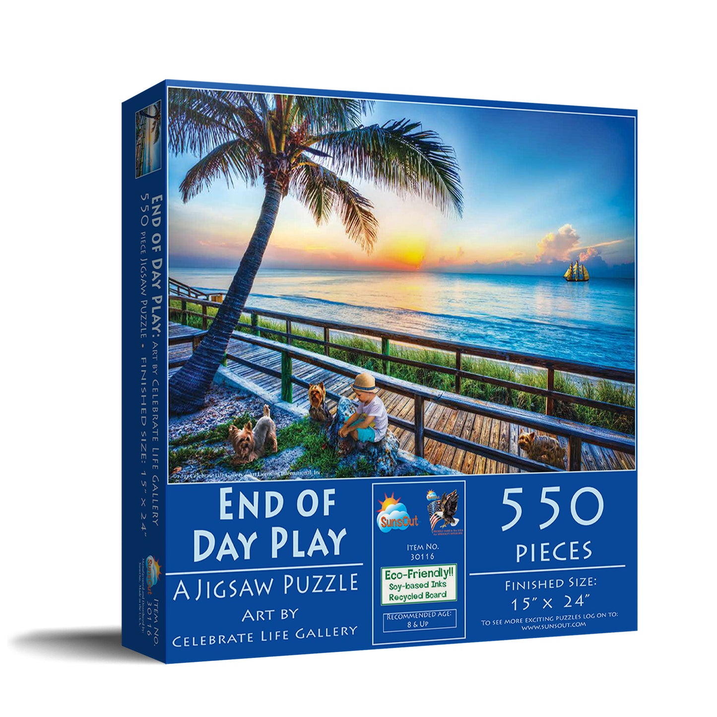End of Day Play 550 pc  Jigsaw Puzzle 30116