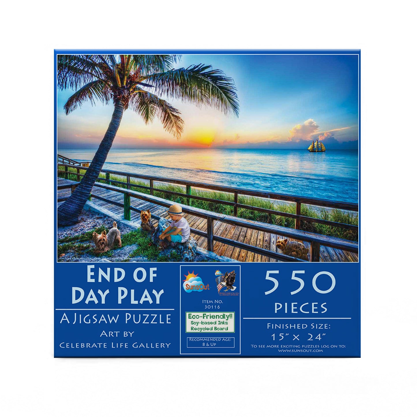 End of Day Play 550 pc  Jigsaw Puzzle 30116