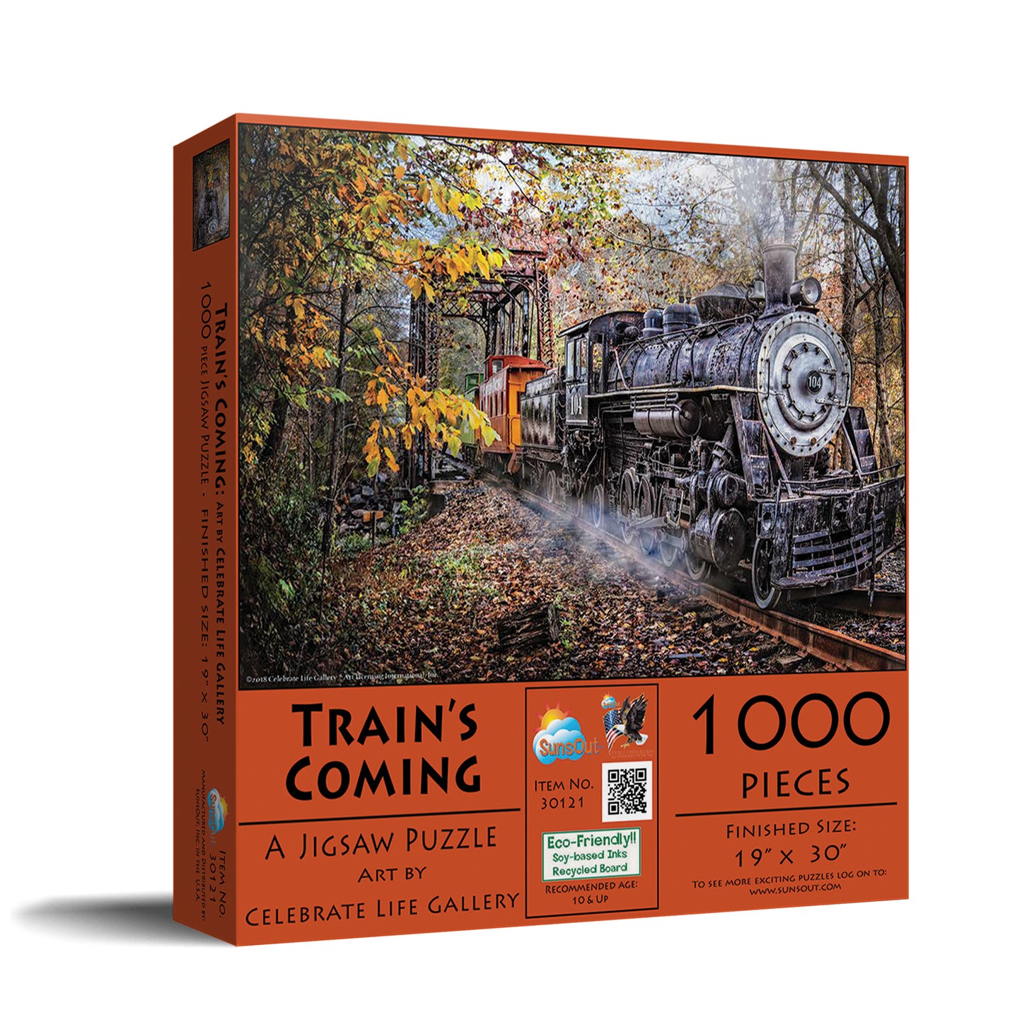 Train's Coming 1000 pc  Jigsaw Puzzle 30121