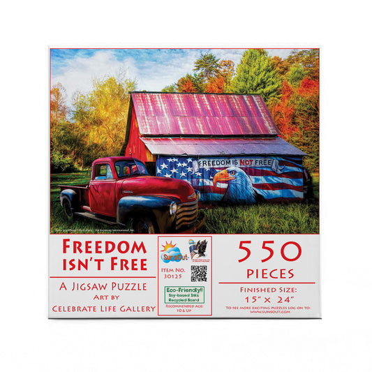 Freedom Isn't Free 550 pc  Jigsaw Puzzle 30125