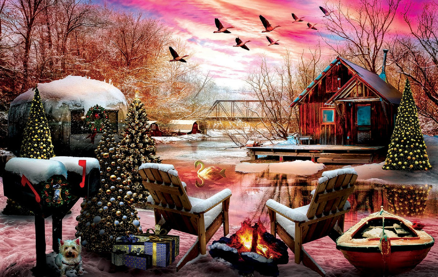 Holiday Camping 550 pc  Jigsaw Puzzle 30150