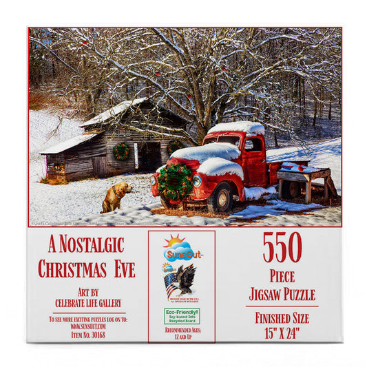 A Nostalgic Christmas Eve 550 pc  Jigsaw Puzzle 30168