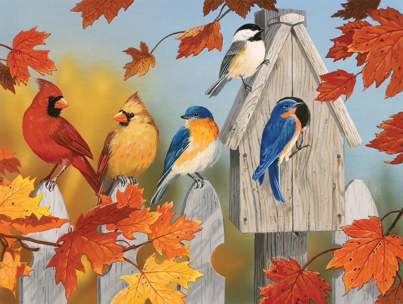 Fall Gathering 300 pc  Jigsaw Puzzle 30406