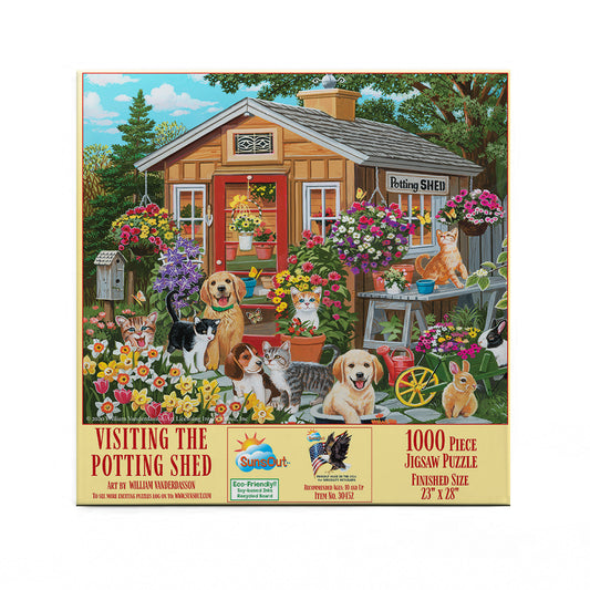 Visiting the Potting Shed 1000 pc  Jigsaw Puzzle 30452