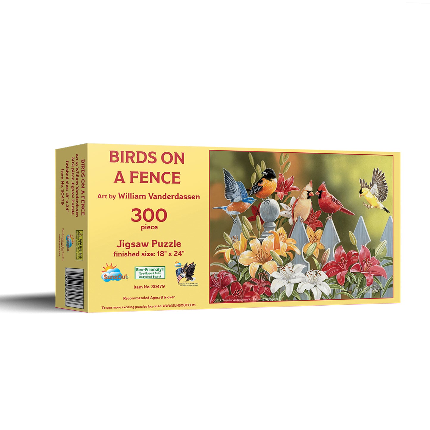 Birds on a Fence 300 pc  Jigsaw Puzzle 30479