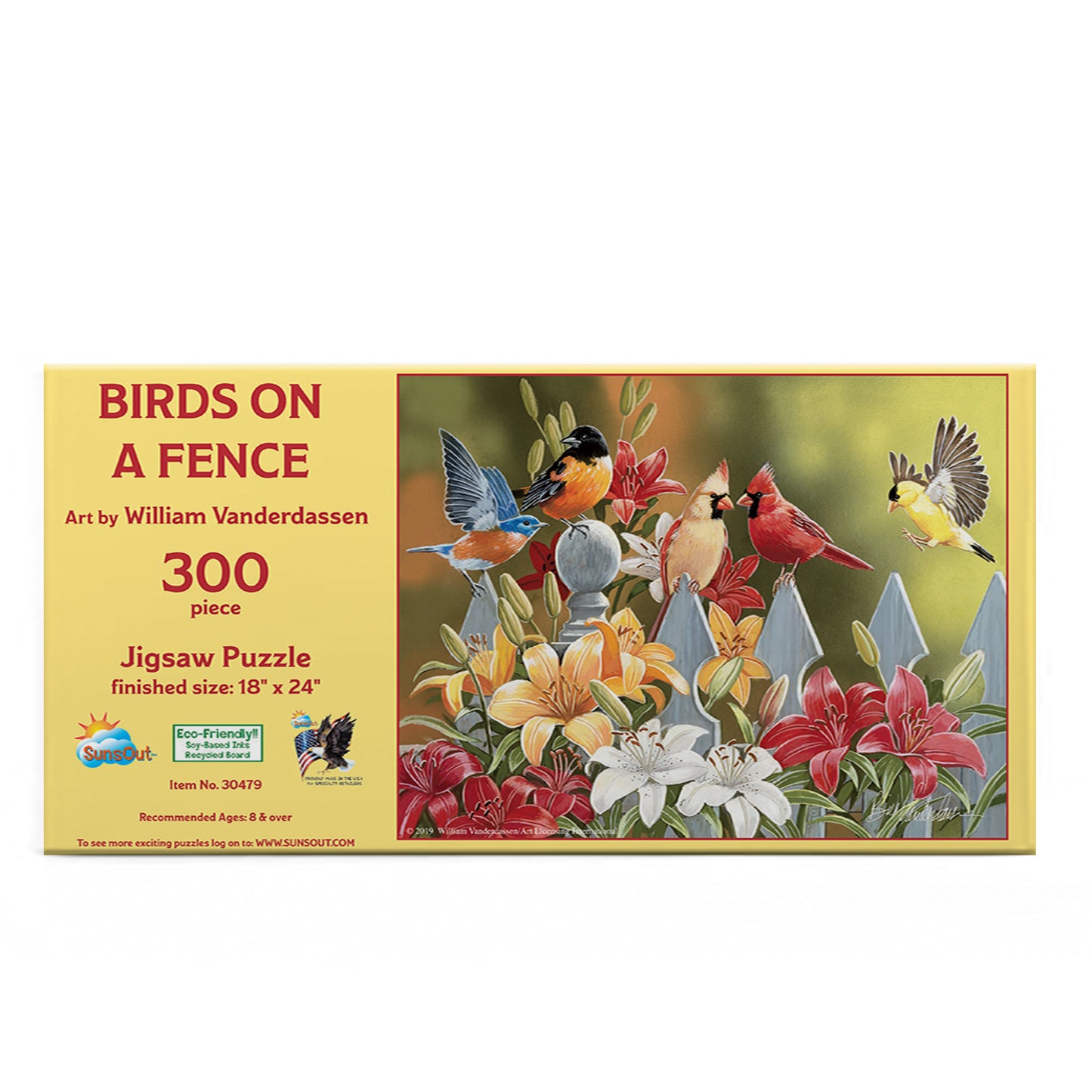 Birds on a Fence 300 pc  Jigsaw Puzzle 30479