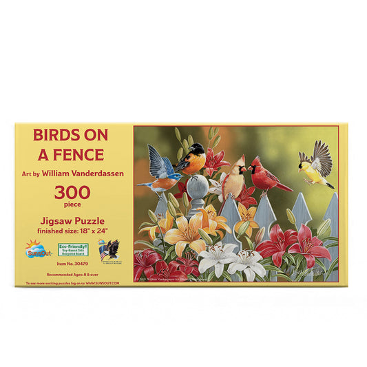 Birds on a Fence 300 pc  Jigsaw Puzzle 30479