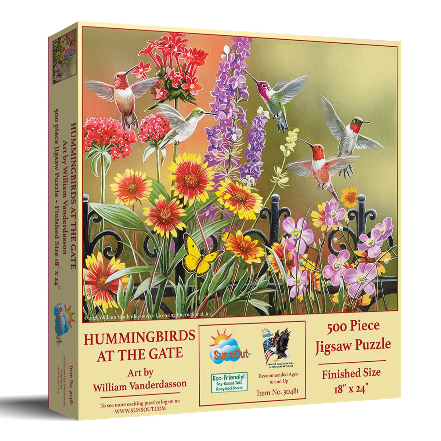 Hummingbirds at the Gate 500 pc  Jigsaw Puzzle 30481