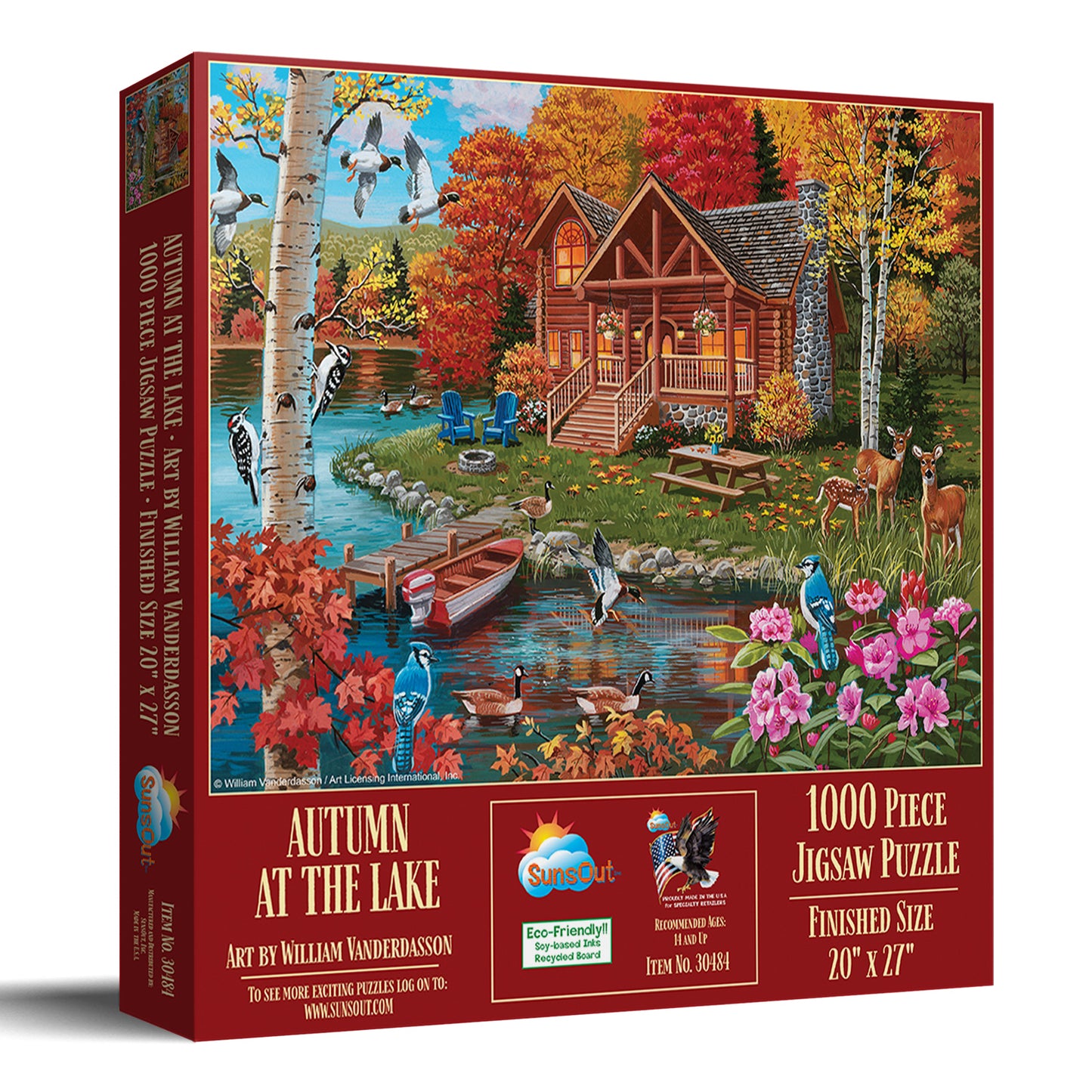 Autumn at the Lake 1000 pc  Jigsaw Puzzle 30484