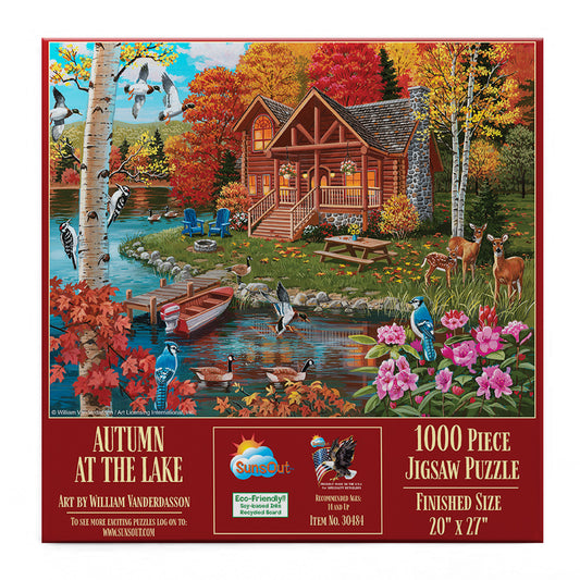 Autumn at the Lake 1000 pc  Jigsaw Puzzle 30484