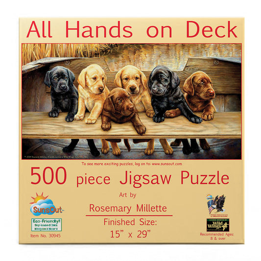 All Hands on Deck 500 pc  Jigsaw Puzzle 30945