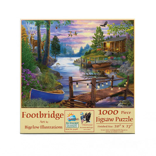 Footbridge 1000 pc  Jigsaw Puzzle 31408