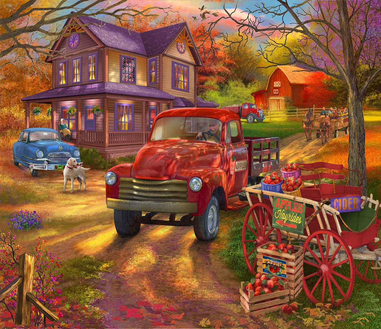 Apple Farm 1000 pc  Jigsaw Puzzle 31411
