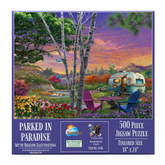 Parked in Paradise 500 pc  Jigsaw Puzzle 31416