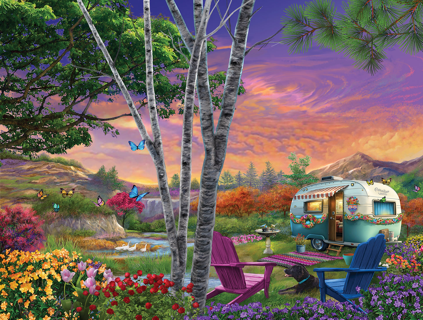 Parked in Paradise 500 pc  Jigsaw Puzzle 31416