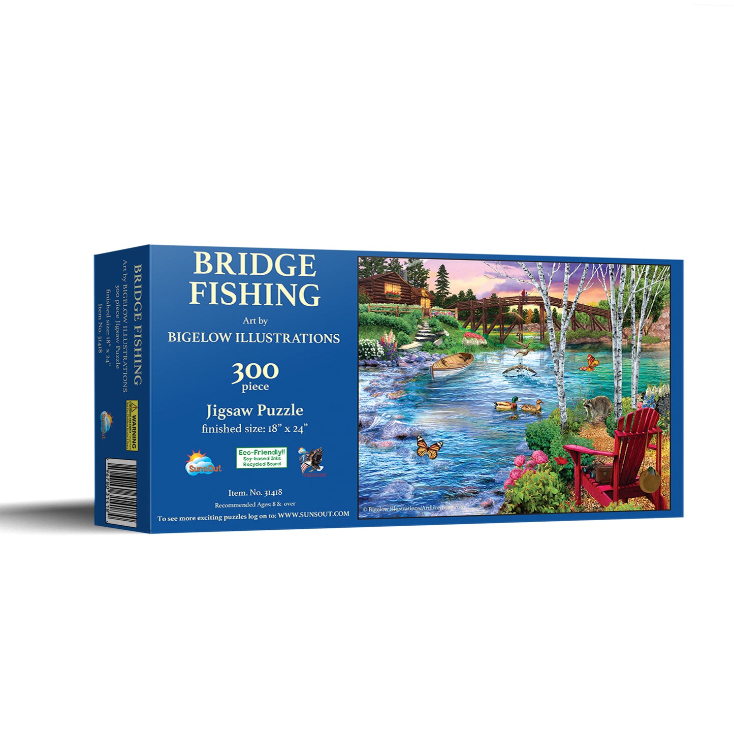 Bridge Fishing 300 pc  Jigsaw Puzzle 31418