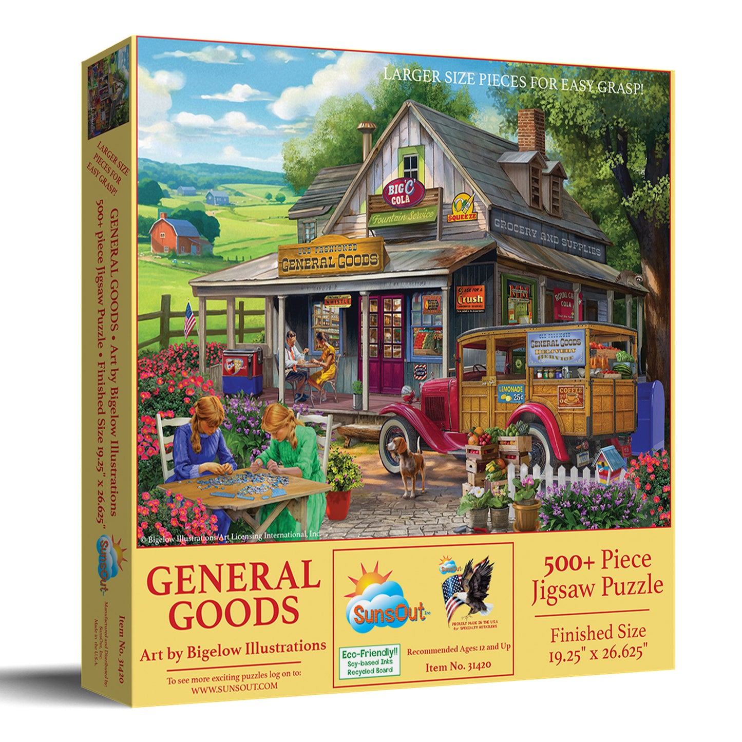 General Goods 500 pc Large Pieces Jigsaw Puzzle 31420