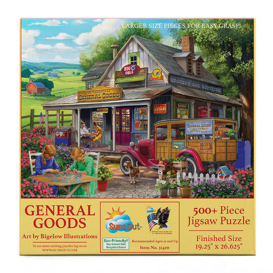 General Goods 500 pc Large Pieces Jigsaw Puzzle 31420