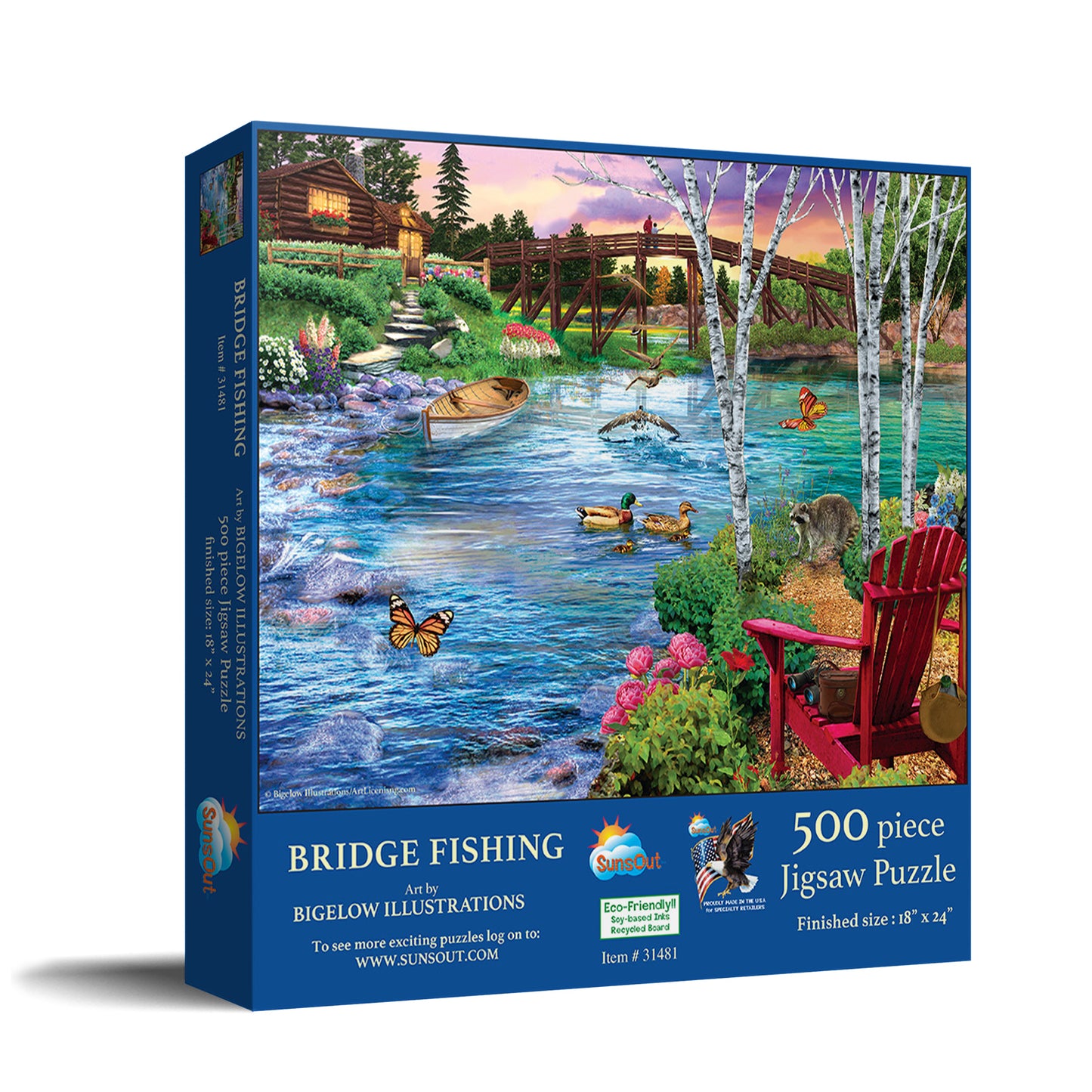 Bridge Fishing 500 pc  Jigsaw Puzzle 31481