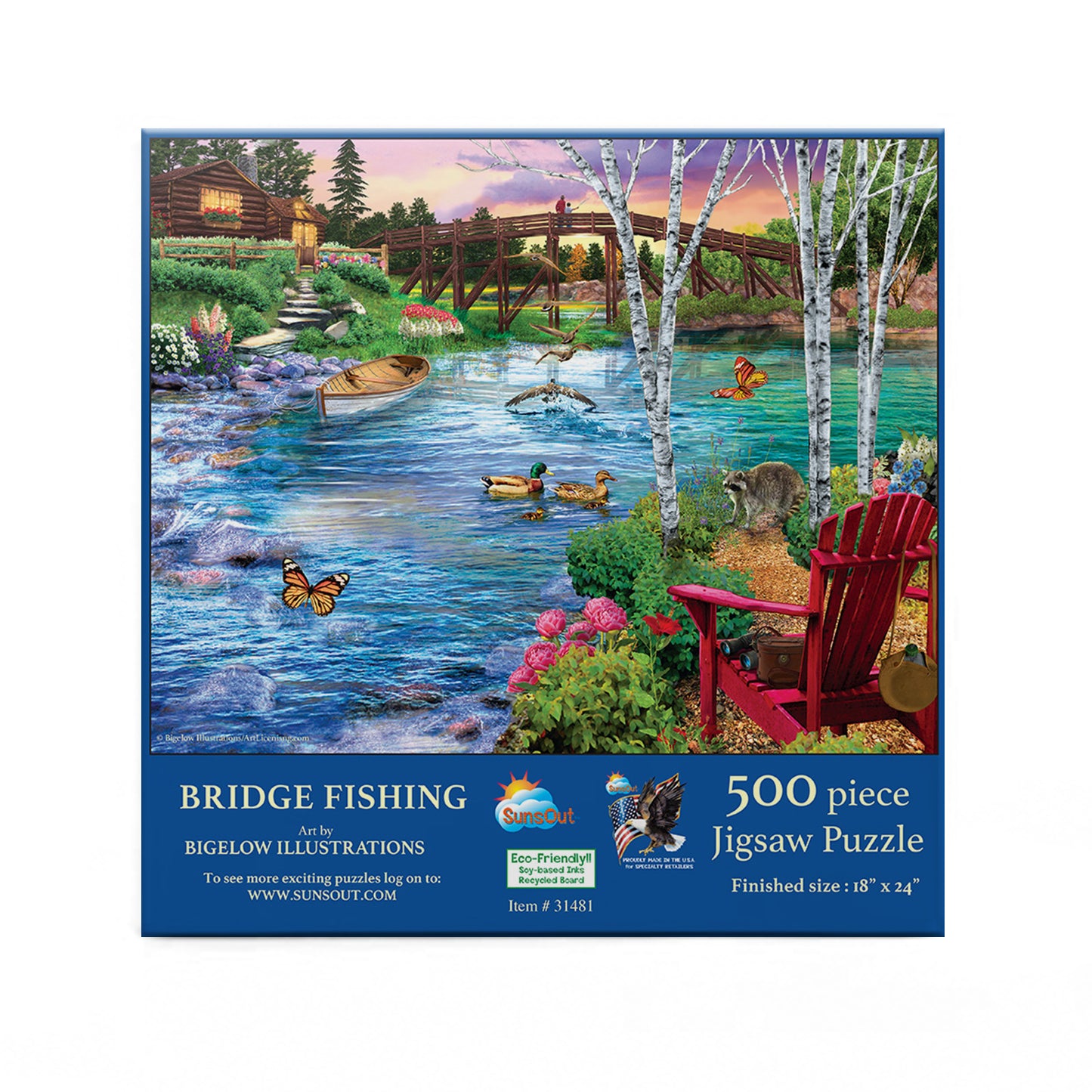 Bridge Fishing 500 pc  Jigsaw Puzzle 31481
