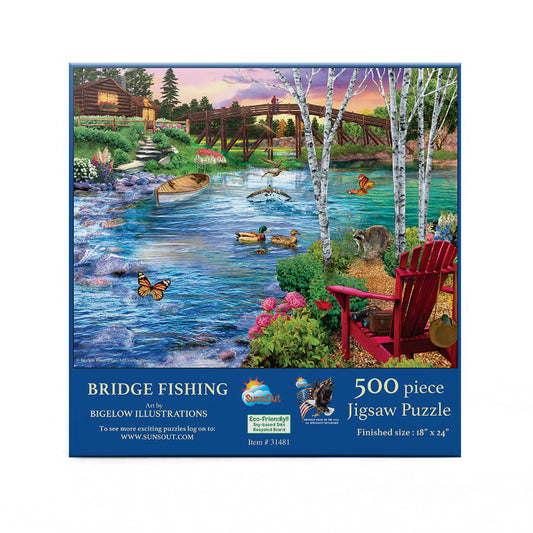 Bridge Fishing 500 pc  Jigsaw Puzzle 31481