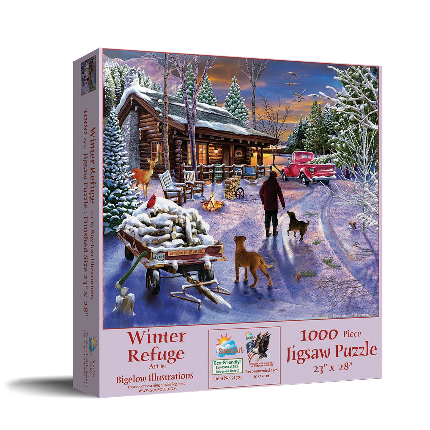 Winter Refuge 1000 pc  Jigsaw Puzzle 31501