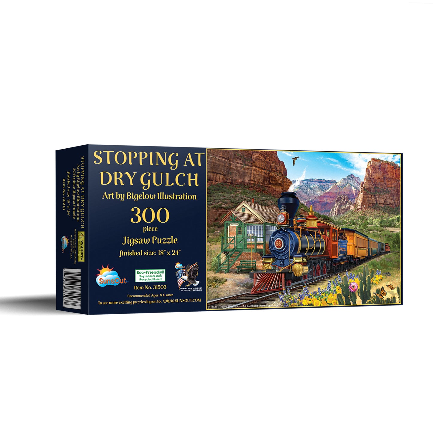Stopping at Dry Gulch 300 pc  Jigsaw Puzzle 31503