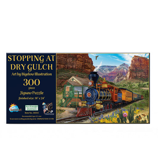 Stopping at Dry Gulch 300 pc  Jigsaw Puzzle 31503
