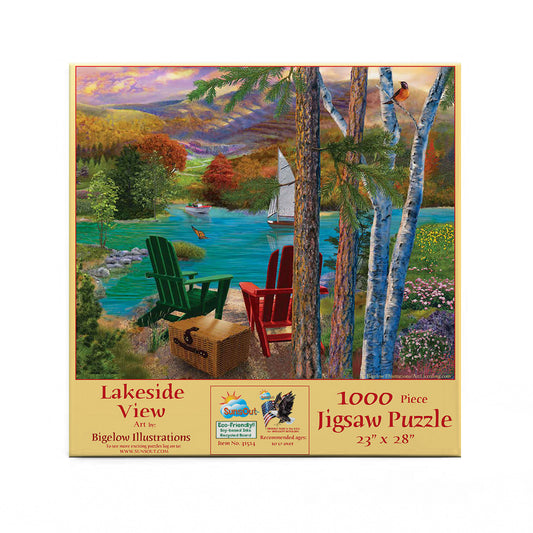 Lakeside View 1000 pc  Jigsaw Puzzle 31514