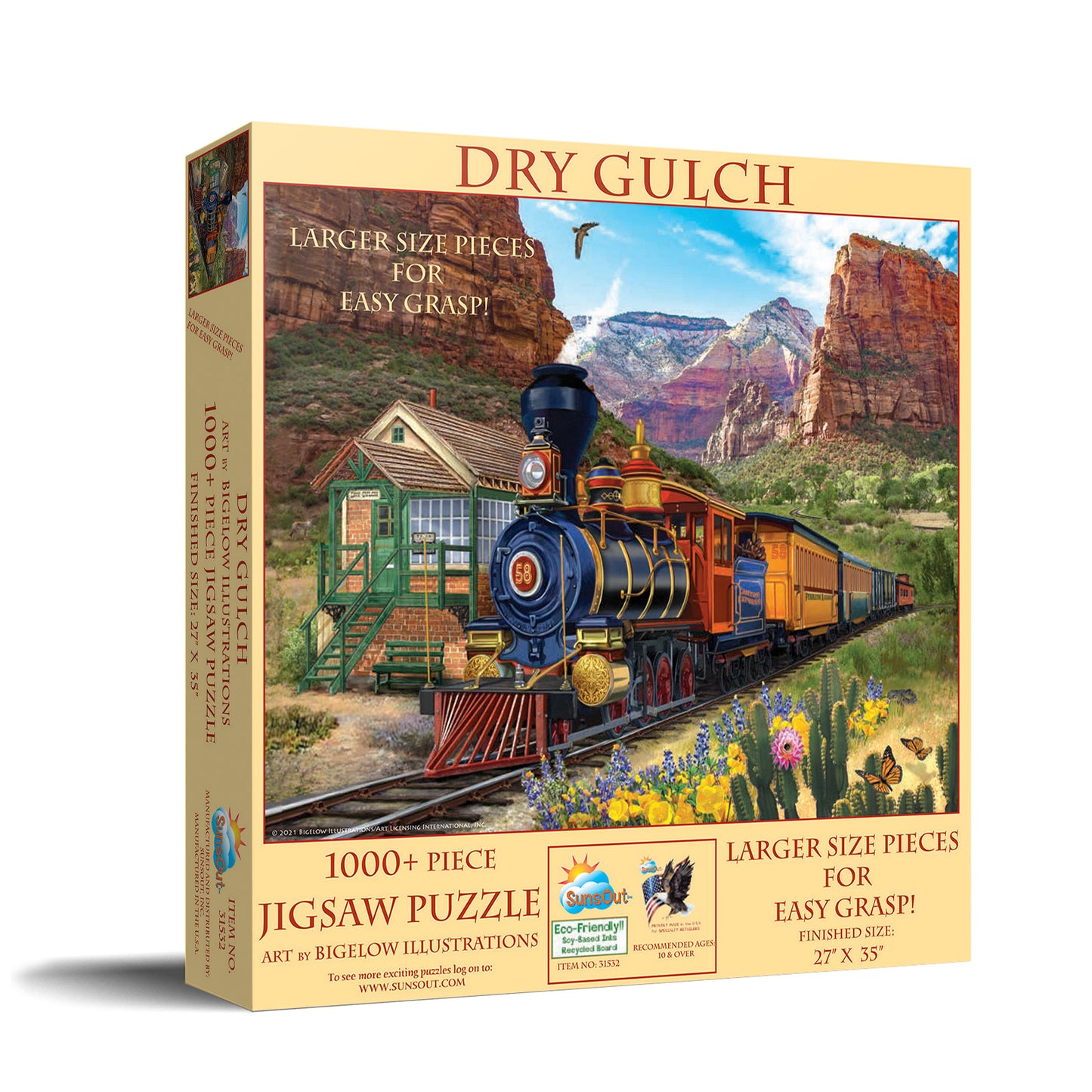 Dry Gulch 1000 pc Large Pieces Jigsaw Puzzle 31532