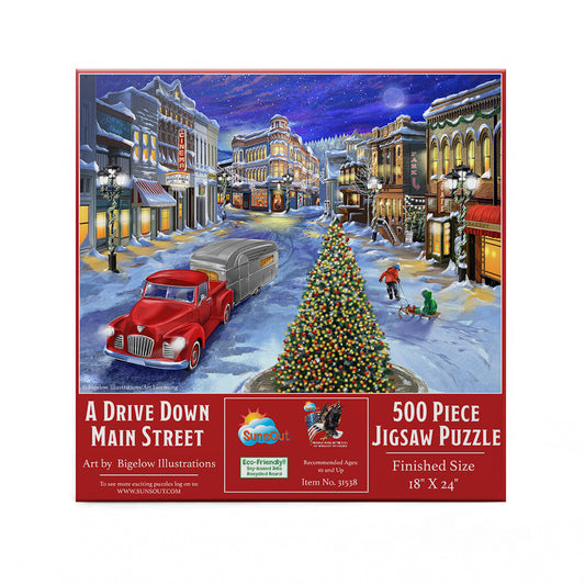 A Drive Down Main Street 500 pc  Jigsaw Puzzle 31538