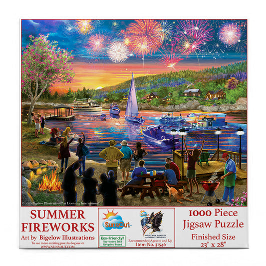 Summer Fireworks 1000 pc  Jigsaw Puzzle 31546
