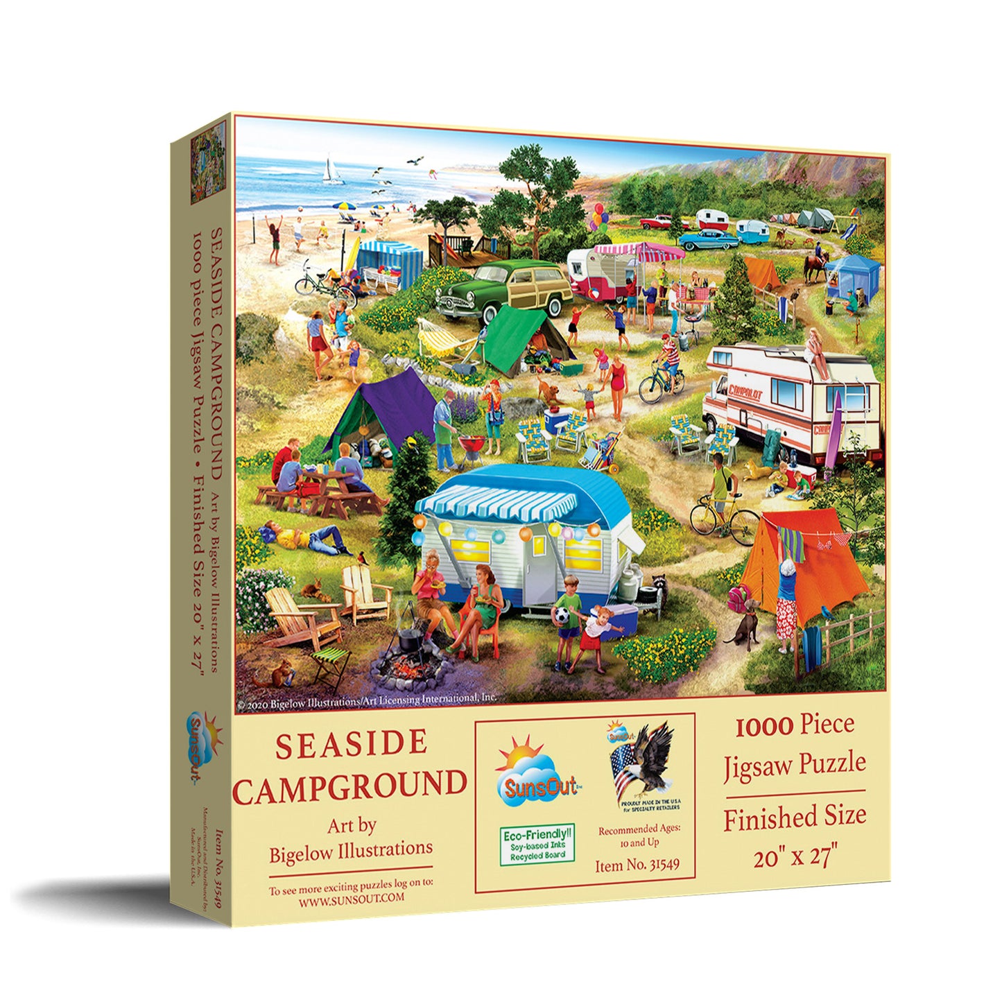 Seaside Campground 1000 pc  Jigsaw Puzzle 31549